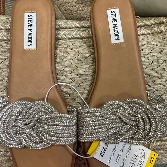 Steve Madden Adore Rhinestone Sandal - Picture 5 of 5